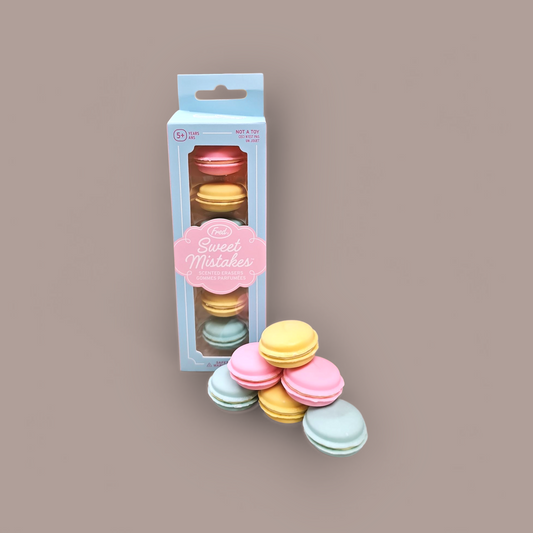 Macaron Erasers